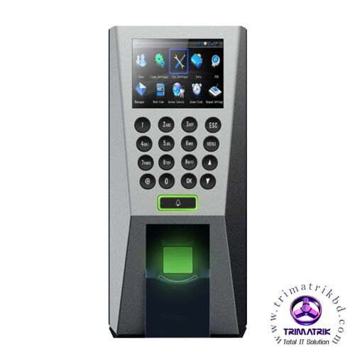 ZKTeco F18 Price in Bangladesh| Fingerprint Standalone Access Control and Time Attendance 2 ZKTeco F18 Bangladesh