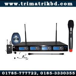 Ayzo WLM-4MP-200M 4-Channel Wireless with 2 Microphones 2 Ayzo WLM-4MP-200M