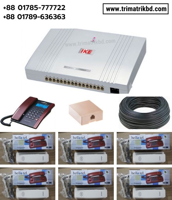 IKE - 6 PCS TELEPHONE SET 8 LINE PABX PACKAGE 2 IKE - 6 PCS TELEPHONE SET 8 LINE PABX PACKAGE